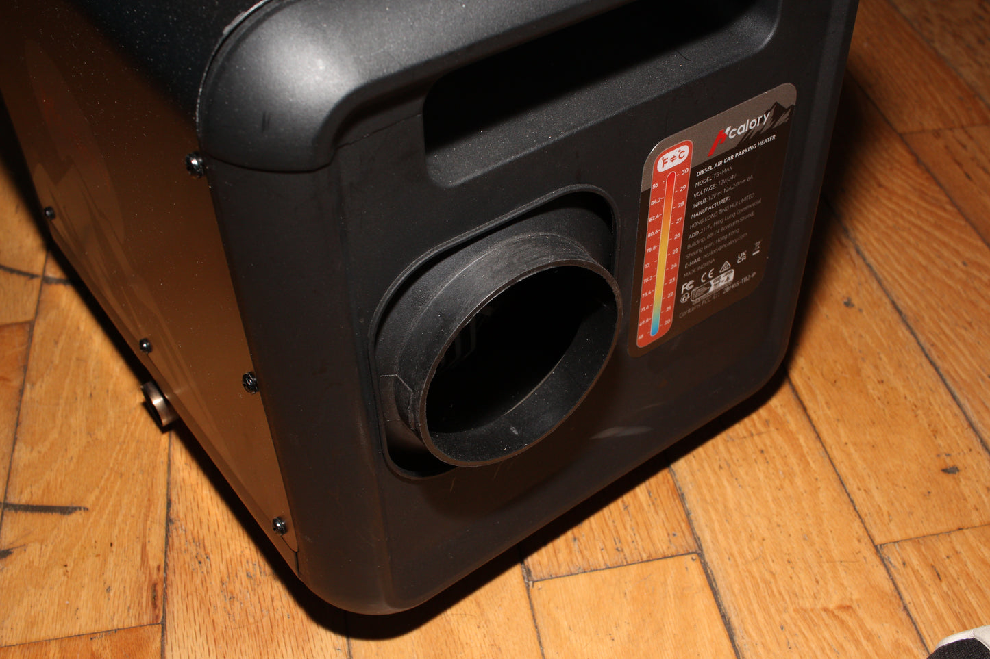 Hcalory Twist-Lock Heater Adapter (3.5″ to 4″)