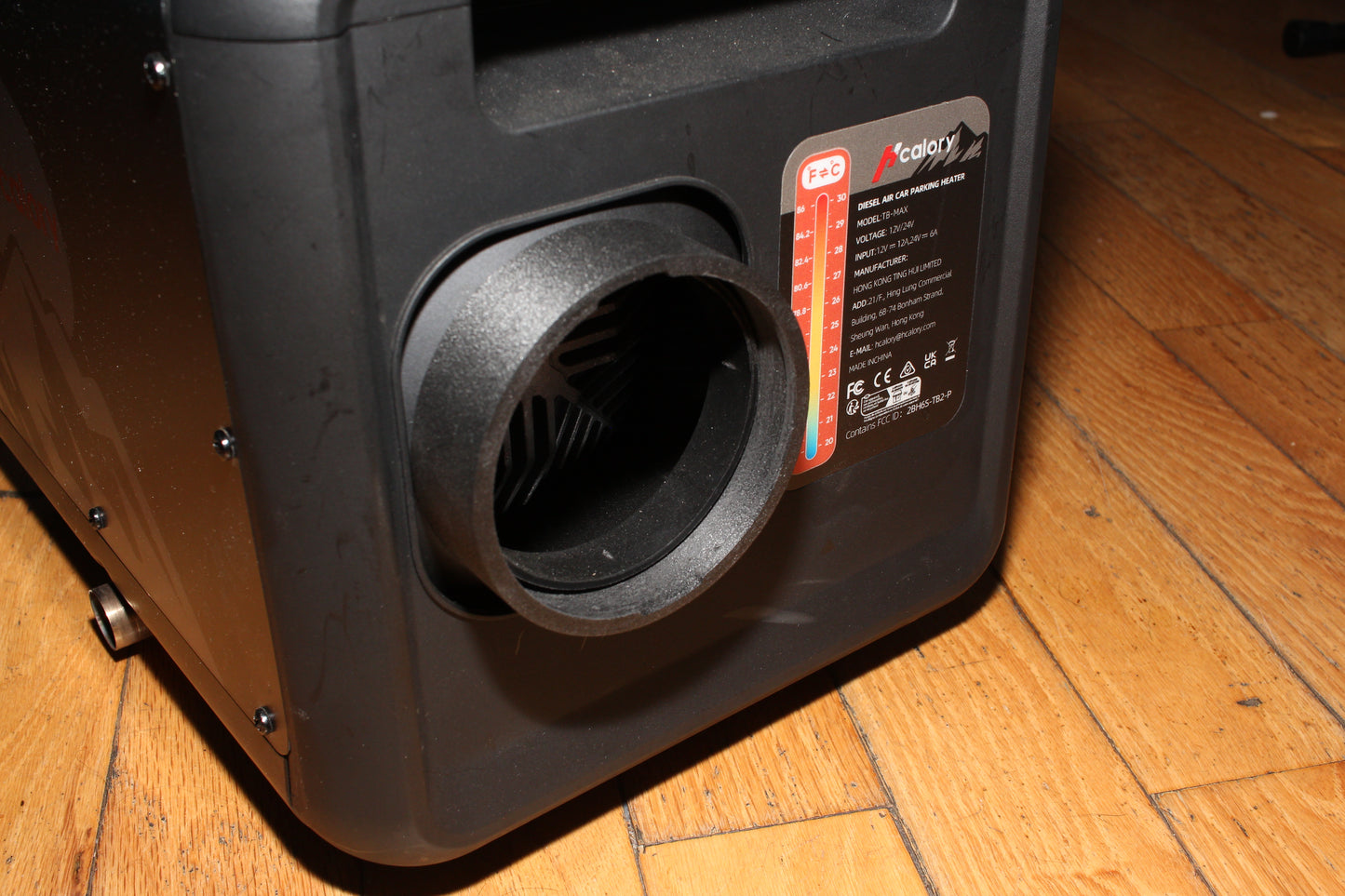 Hcalory Twist-Lock Heater Adapter (3.5″ to 4″)